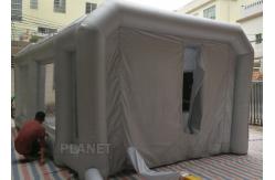 China Giant Inflatable Spray Booth Car Workstation Logo Printing Easy Assembly supplier
