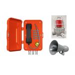 Impact Resistant Safety Explosion Proof IP Phone Anti Dust With Lamp And Horn for sale
