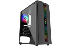 China Lighting Gaming Rgb Light CPU Cabinet PC Chassis Case 320 ATX/MATX Motherboard supplier