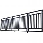 Welding Galvanized Steel Rod Wrought Iron Guard Rails For Deck Customized for sale
