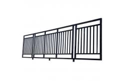 China Welding Galvanized Steel Rod Wrought Iron Guard Rails For Deck Customized supplier