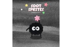 China Fantasy Soot Sprite Sticker Customized Pink Star Hopeful Charm for Creative Wardrobe supplier