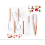 White Silicone kitchen utensil sets Utensils for Modern Cooking for sale