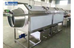 China Ginger Carrot Potato Fruit 2000kg/H Vegetable Washing Machine supplier