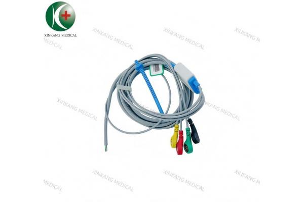 Half  ECG Cable 4 Leads Snap Type IEC