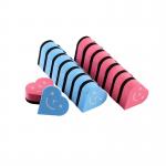 Heart Shaped EVA Magnetic Whiteboard Erasers For Office School for sale