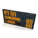 P12mm Pixel Module Team Name LED Horsepolo Scoreboard with Digits in Yellow Color for sale