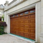 Red Aluminium Alloy Garage Sectional Door With Vault for sale