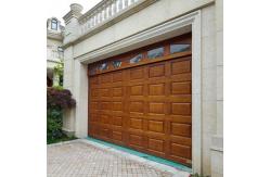 China Red Aluminium Alloy Garage Sectional Door With Vault supplier
