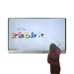 Android 9.0 4K LCD Smart Board 350cd/m2 32768*32768 resolution for sale