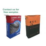 Bio - Degradable Kraft Paper Valve Bag Industrial Use For Gypsum Plaster for sale