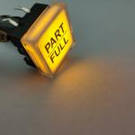 SPST Normally Open 12mm Square Illuminated Tact Switch