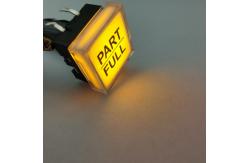 China SPST Normally Open 12mm Square Illuminated Tact Switch supplier