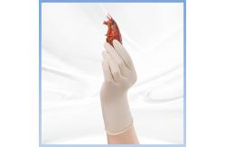 China White Latex Gloves Safe And Sanitary Disposable Latex Gloves For Clean Handling supplier