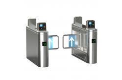 China Sliding Turnstile Barrier Gate Speed Gate Cross For Office Building Access Control supplier