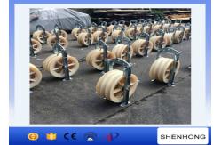 China Overhead Lines Large Diameter Rope Pulley Two Bundled Stringing Blocks supplier
