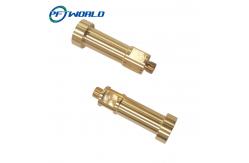 China 5 Axis Machined CNC Brass Parts Nickle Chrome Titanium Plating Surface supplier