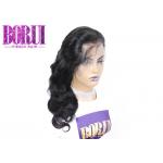 Peruvian Full Lace Human Wigs Pre Plucked Hairline Body Wave Wig In HD Top Lace for sale