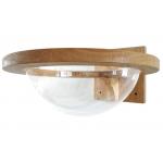 Mounted Wooden Cat Space Clear Capsule Sphere Cat Bed for sale