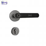 Upgrade Home Security Tuya Fingerprint Key USB Port Door Handle Lever Lock for sale