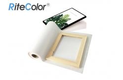 China Artist Matte Large Format Printing Canvas / Pigment Inkjet Printing Polyester Canvas supplier