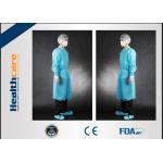 Non Toxic Disposable Surgical Gowns Non-sterile Customized Size With Tie/Hook And Loop for sale