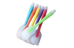 China Silicone Scraper Set 6-Heat-Resistant, Solid Stainless Steel Core supplier