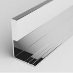 Sliding Door Handles Polished 1.5mm Wardrobe Aluminium Profile
