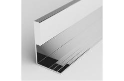 China Sliding Door Handles Polished 1.5mm Wardrobe Aluminium Profile supplier