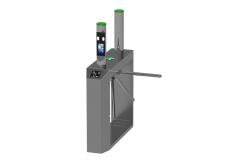 China Bi Directional Automatic Rotating Tripod Turnstile Gate LED Indicator supplier