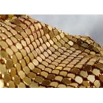 Anodized Aluminium Sequin Metal Mesh Fabric Used As Room Curtains for sale