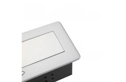 China Hidden Conference Table Power Hub Aluminum Alloy Hydraulic Power Supply Data Box supplier
