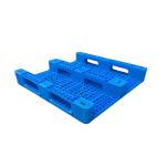 Food Factory 1100 X 1100 Blue HDPE Plastic Pallet 100% Recycled Plastic Pallet Supplier for sale