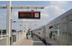 China High Brightness Passenger Information System For Buses Single Extrusion Form supplier