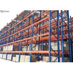 High Density Very Narrow Aisle Racking Storehouse Galvanized Surface Accessories Included for sale