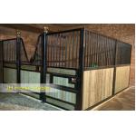 Luxury Portable Horse Stable Box Kits Infilled Pine or Bamboo for sale