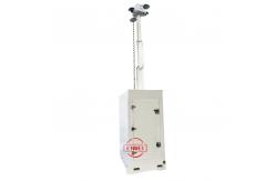 China Mobile Cube Surveillance Tower With CCTV Camera For Remote Site Works supplier