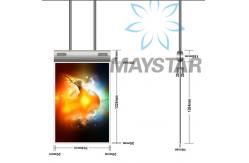 China Ceiling Hanging Digital Signage Displays , Double Sided LCD Display For Advertising supplier