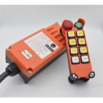 12 Volt 500m Industrial Crane Remote Control 8 Single Speed Buttons for sale