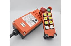 China 12 Volt 500m Industrial Crane Remote Control 8 Single Speed Buttons supplier