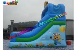 China Small Dry Commercial Minion Inflatable Slide with 0.55mm PVC tarpaulin Material supplier