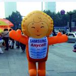 Giant Inflatable Cartoon Mascot Customized Oxford Cute Advertising for sale
