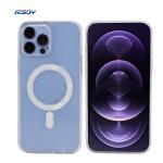 Anti Yellow Magsafe Phone Case Transparent TPU Magnet For IPhone 16 Pro Max for sale