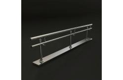 China Industrial-Grade Stainless Steel Handrails with PVD Finish for Glass Fencing supplier