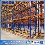Labor-saved Push Back Industrial Rack System With High-speed Access