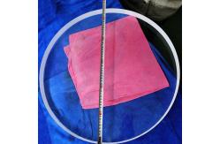 China High Light Transmission Large Diameter Quartz Glass Disc Transparent Quartz Glass Sheet Custom supplier