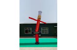 China Size 5m Custom Inflatable Tube Man With Blower For Promotion supplier
