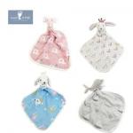 ODM OEM Soft Plush Baby Comforter Animal Security Blanket 30cm