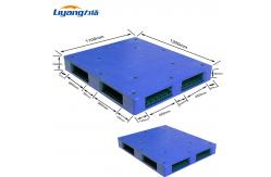 China Cold Racking HDPE Pallets 6T Static Load Injection Moulded Pallets supplier