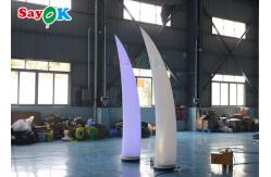 China ROHS Inflatable Lighting Decoration 3m Crescent Cone supplier